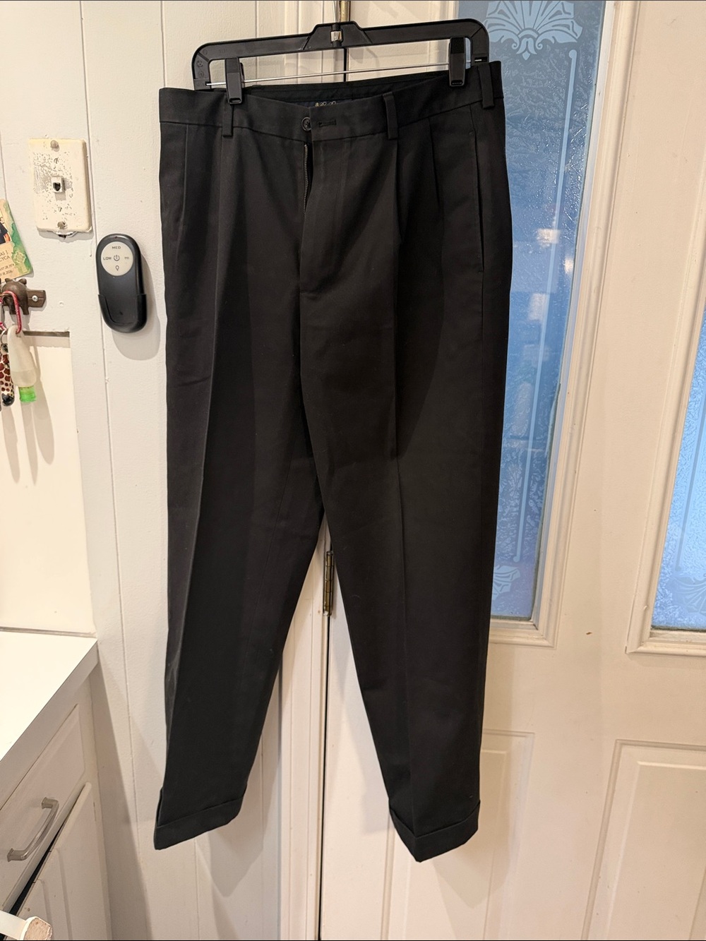 Brooks Brothers Black Pleated Dress Pants
